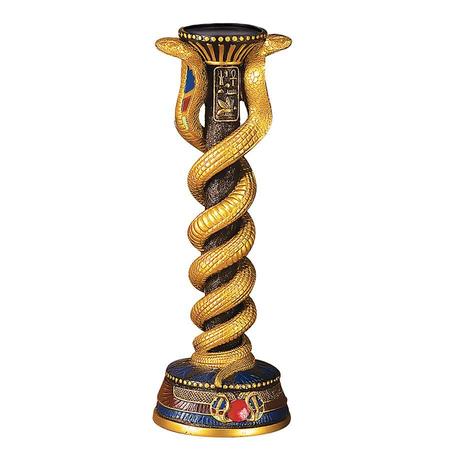 Design Toscano Renenutet, the Cobra Goddess Altar Candlestick QL12201